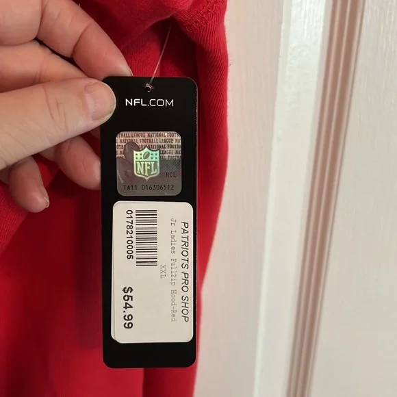 New England Patriots Women’s Plus Size Zip Up Hoodie size XXL *NWT* - Picture 5 of 12